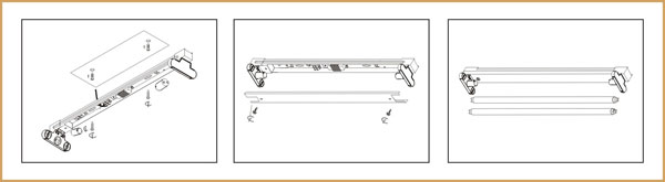 華輝照明專業(yè)LED燈管支架廠家，標(biāo)準(zhǔn)的流程與質(zhì)檢程序確保LED燈管支架質(zhì)量穩(wěn)定如一。