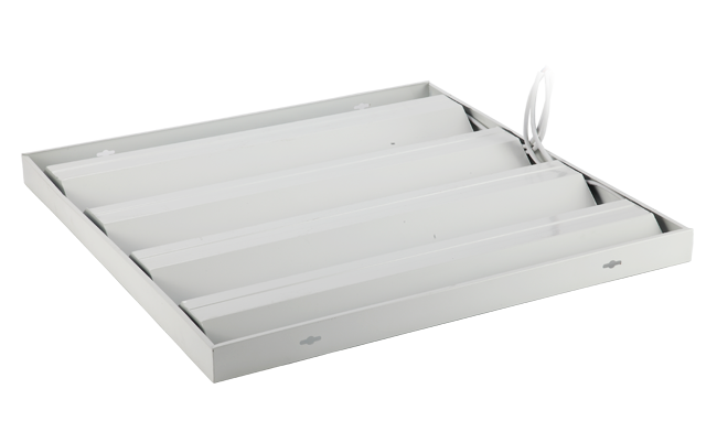 2.	華輝照明占地10多萬平方米，十幾條生產線，年生產上千萬套LED格柵燈盤廠家,產品有T8格柵燈盤，T5格柵燈盤，明裝格柵燈盤，暗裝格柵燈盤。