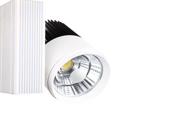 華輝020系列LED軌道射燈30W 華輝照明COB軌道射燈9W